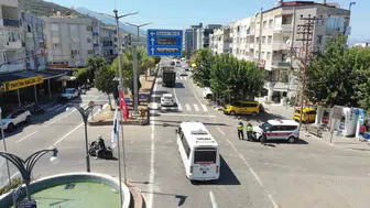 Güzelçamlı'da hava destekli trafik denetimi: Motosikletler mercek altında