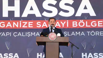 Hassa organize sanayi bölgesinde altyapı çalışmaları başladı