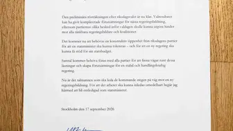 İsveç'te seçim sonrası başbakanlık koltuğu boşaldı