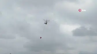 Arnavutköy Hacımaşlı'da ormanlık alan alev alev yandı