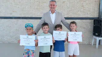 Buharkent’te yazın yüzme keyfi sona erdi