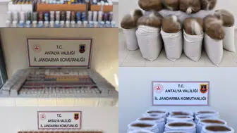 Antalya’da kaçak tütün operasyonunda büyük miktarda ele geçirdi