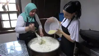 Amasya'nın sıkma tarhanasıyla kış aylarına şifa taşıyın