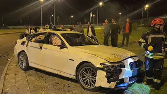 Erzurum'da trafik kazası: İki araç çarpıştı, iki kişi yaralandı