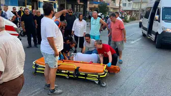 Mudanya'da motosiklet kazası: yaralılar hastaneye kaldırıldı