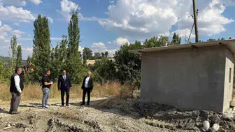 Gaipler köyünde içme suyu için 220 metrelik sondaj çalışması yapıldı
