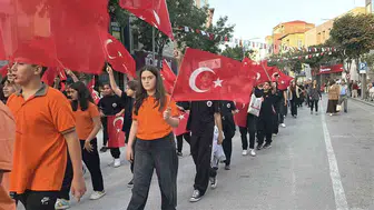Burdur'da gaziler için anlamlı yürüyüş düzenlendi