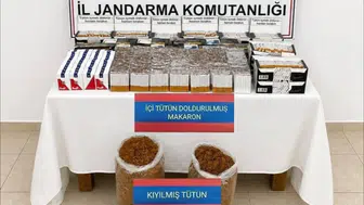 Yozgat’ta yapılan operasyonla 12 bin makaron ele geçirildi