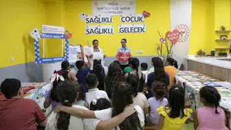 Mersin'de çocuklar sağlık elçisi olurken ailelere de bilinç kazandırılıyor