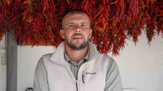 Edirne’nin Karaağaç acı biberinde hasat ve kurutma işlemi başladı