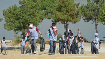 Çorum'da 250 kişi çevre temizliği etkinliği düzenledi