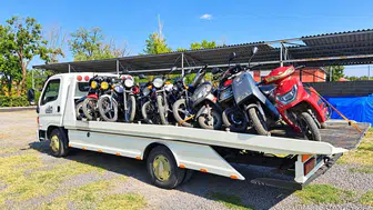 Aksaray’da gerçekleştirilen denetimlerde 16 motosiklet trafikten men edildi