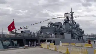 TCG Yıldırım fırkateyni Tekirdağ’da ziyaretçilere açıldı