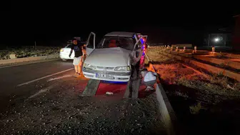 Siverek'te trafik kazası: İki araç çarpıştı, iki kişi yaralandı