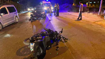 Bilecik'te otomobil ve motosiklet çarpıştı, bir kişi yaralandı