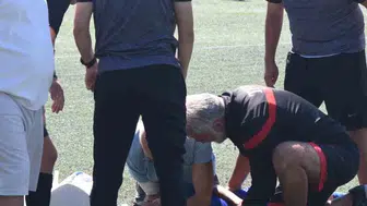 Sağlık memurunun müdahalesi, çocuk sporcunun hayatını kurtardı