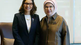Emine Erdoğan, Brezilya Devlet Başkanı’nın eşi ile buluştu