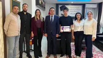 Bandırmalı öğrenci güzel sanatlar üniversitesine birincilikle girdi