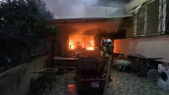 Antakya'da ev yangını kısa sürede kontrol altına alındı