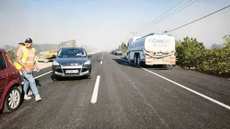 Muğla'daki orman yangınına karadan ve havadan müdahale sürüyor
