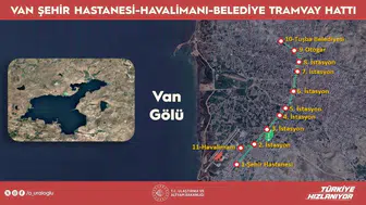 Van'da şehir hastanesi ve havalimanı tramvayla entegre oluyor