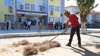 İncirliova'da okullar yeni eğitim yılına temiz bir başlangıç yapıyor