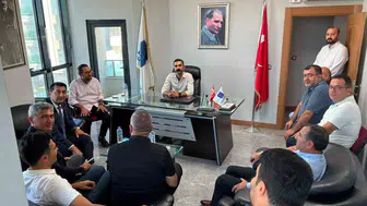Mahmut Boyraz, inşaat mühendisleri odasına ziyarette bulundu