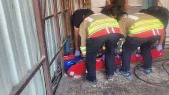 Antakya'da yük asansörü kazası: bir kişi yaralandı