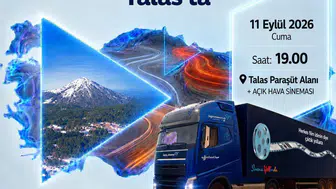 Talas’ta sinema keyfi mobil sinema tırı ile yaşanacak