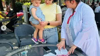 Gölyaka’da aşı farkındalığını artırmak için stand açıldı