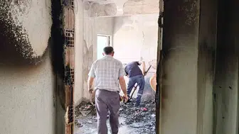 Samsun'da çıkan ev yangını aileyi korkuttu, maddi hasar oluştu