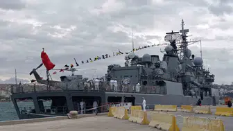 TCG Yıldırım fırkateyni Tekirdağ'da vatandaşların ziyaretine açıldı