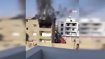 Silopi'de 4 katlı binada çıkan yangın kontrol altına alındı
