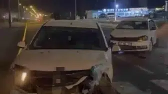 Mardin’de iki otomobil çarpıştı: 3 kişi yaralandı