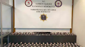 Samsun'da 13 bin sentetik ecza hap ele geçirildi