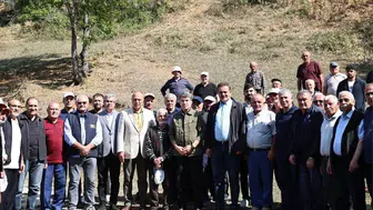 Amasya'nın Beldağ köyünde basınçlı sulama tesisi açıldı