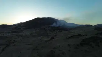 Konya ormanında çıkan yangın ekiplerin müdahalesiyle söndürüldü