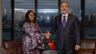 Bakan Fidan, Gine Bissau Dışişleri Bakanı Jau ile görüştü