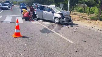 Bilecik'te iki otomobil çarpıştı, 7 kişi yaralandı