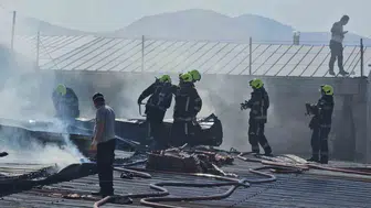 Kayseri'de tekstil fabrikasında çıkan yangın hızlıca kontrol altına alındı