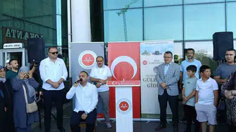 Bolu’dan umre yolculuğuna dualarla uğurlanan kafile manevi bir başlangıç yapıyor