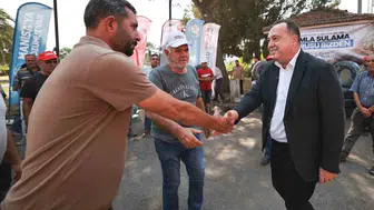 Salihli’de damlama sulama desteğiyle üreticilere destek