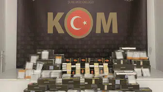 İzmit'te kaçak makaron operasyonu: 21 bin 500 adet ele geçirildi