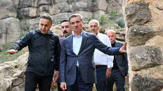 Tarih ve doğanın buluştuğu engüzekkapı kalesi'ne yeni yollar açıldı