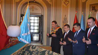 Ertuğrul Gazi’yi anma şenliklerinin son gününde türbe ziyareti