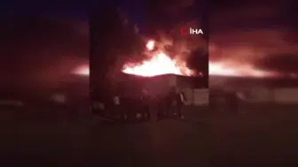 Ümraniye'de gecekondu yangını mahallede korku dolu anlar yaşattı