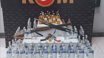 Uşak’ta kaçak alkol ve sigara operasyonu düzenlendi