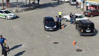 Alacakaya'da emniyet güçlerinden geniş çaplı denetim