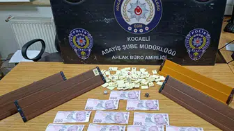 Kocaeli'de kahvehaneye yapılan baskında kumar oynayanlara yüksek ceza