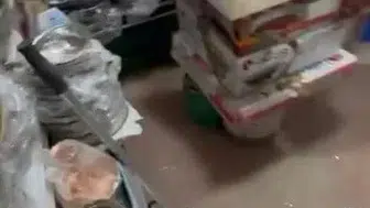 Adıyaman'da şebeke hat patladı, iş yerleri su altında kaldı